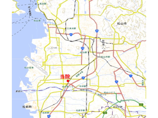 松山市広域地図